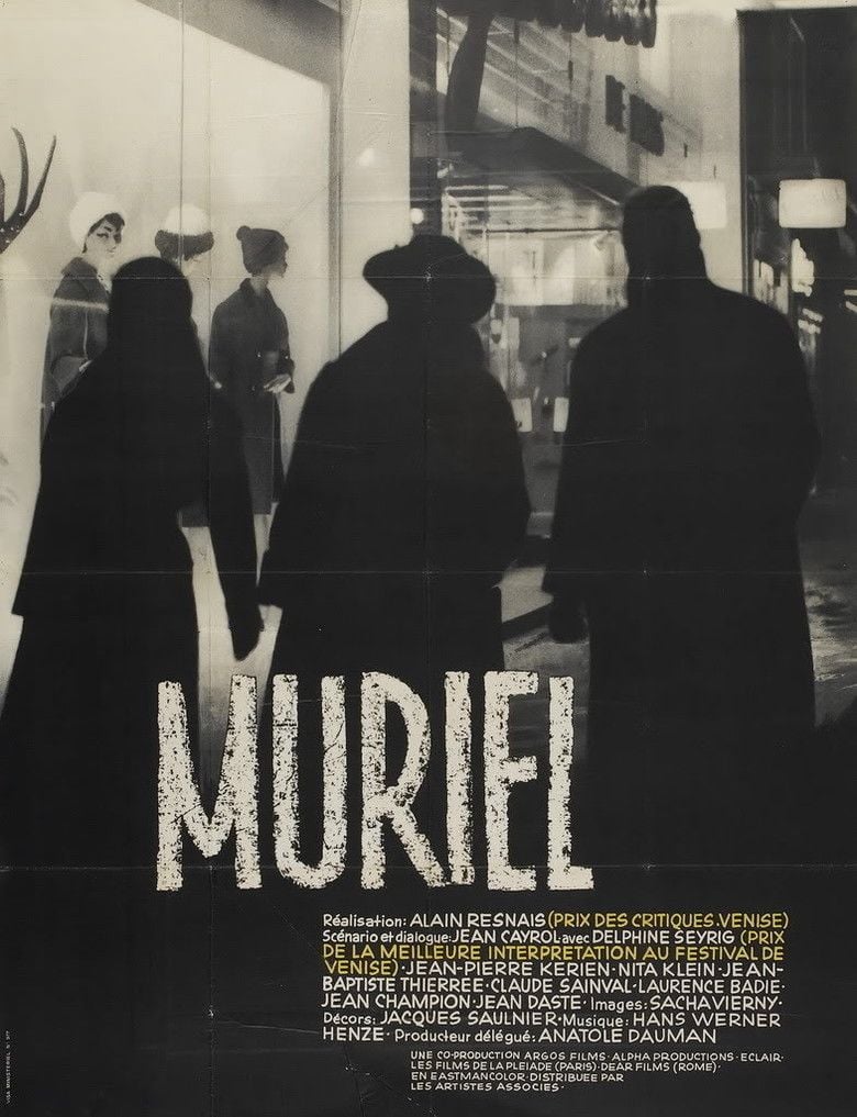 Muriel (film) movie poster