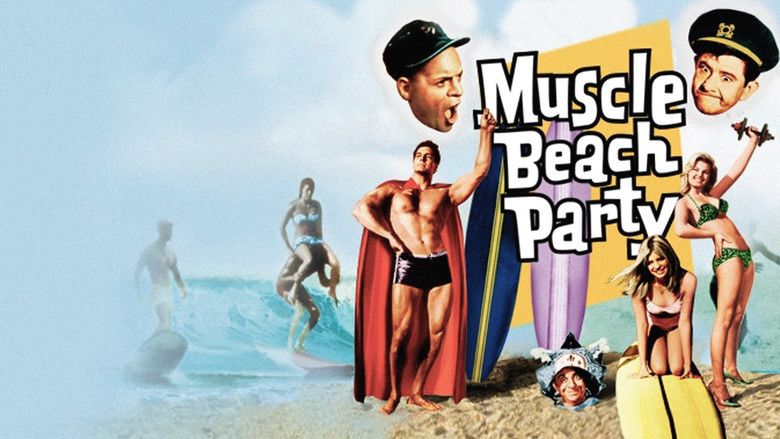 Muscle Beach Party movie scenes