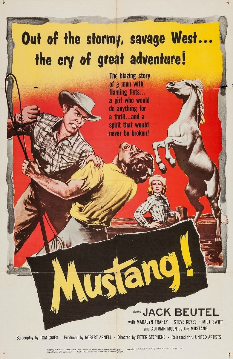 Mustang! (film) movie poster