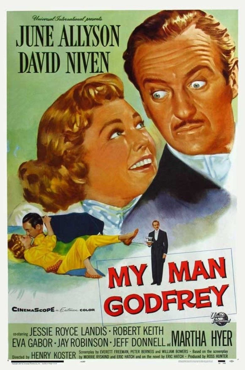 My Man Godfrey (1957 film) movie poster