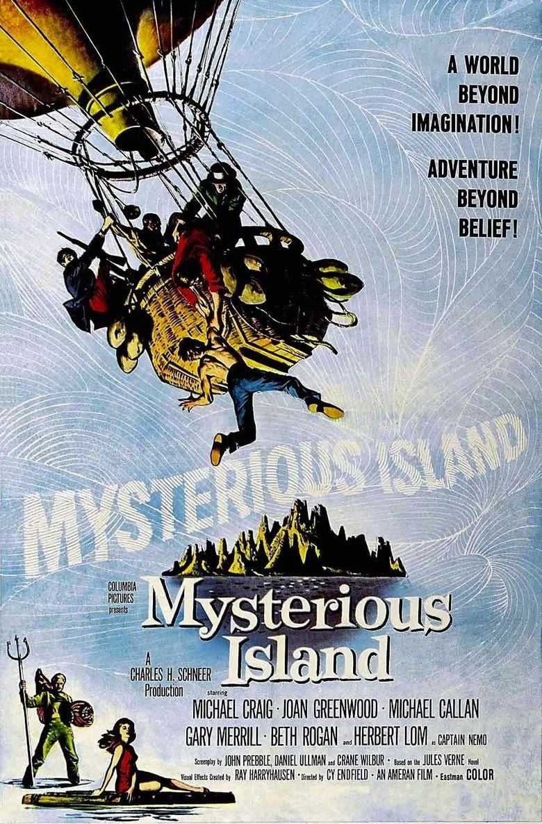 Mysterious Island (1961 film) movie poster