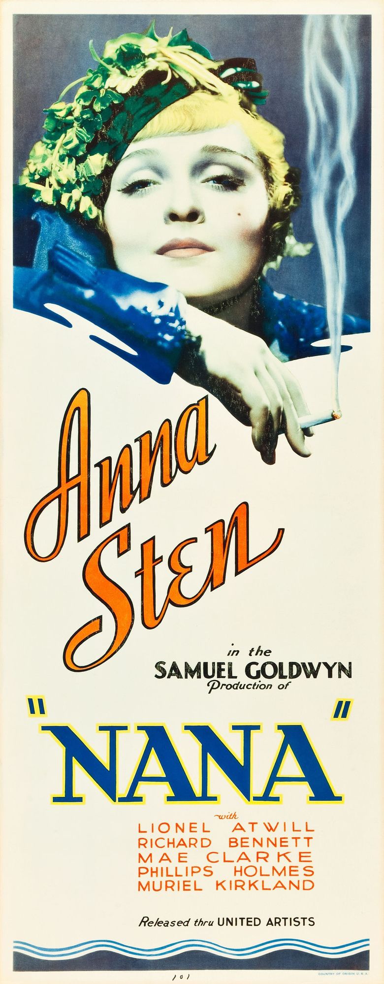 Nana (1934 film) movie poster