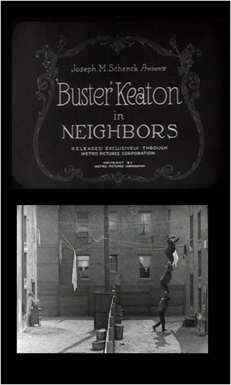 Neighbors (1920 film) movie poster