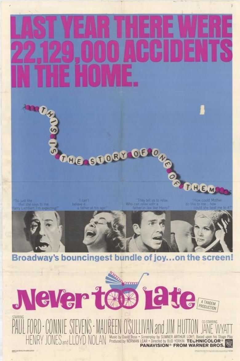 Never Too Late (1965 film) movie poster