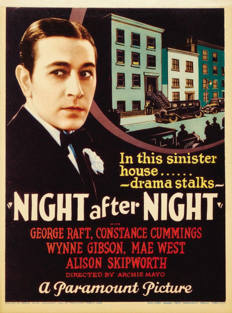 Night After Night (film) movie poster