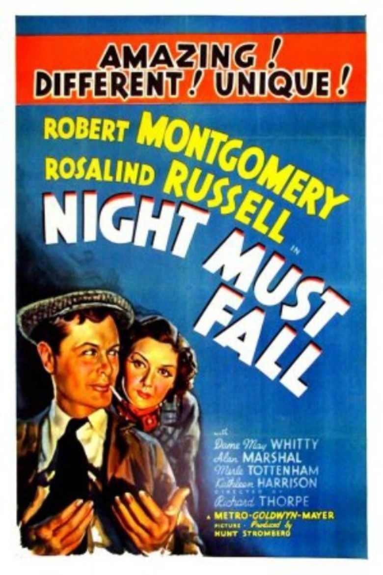 Night Must Fall (1937 film) movie poster