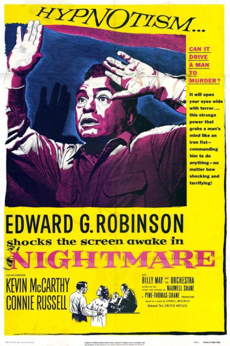 Nightmare (1956 film) movie poster