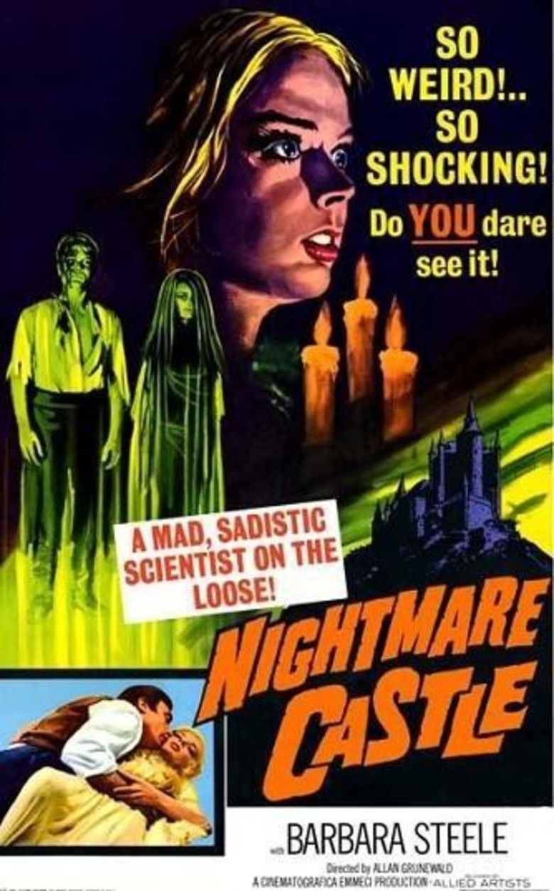 Nightmare Castle movie poster