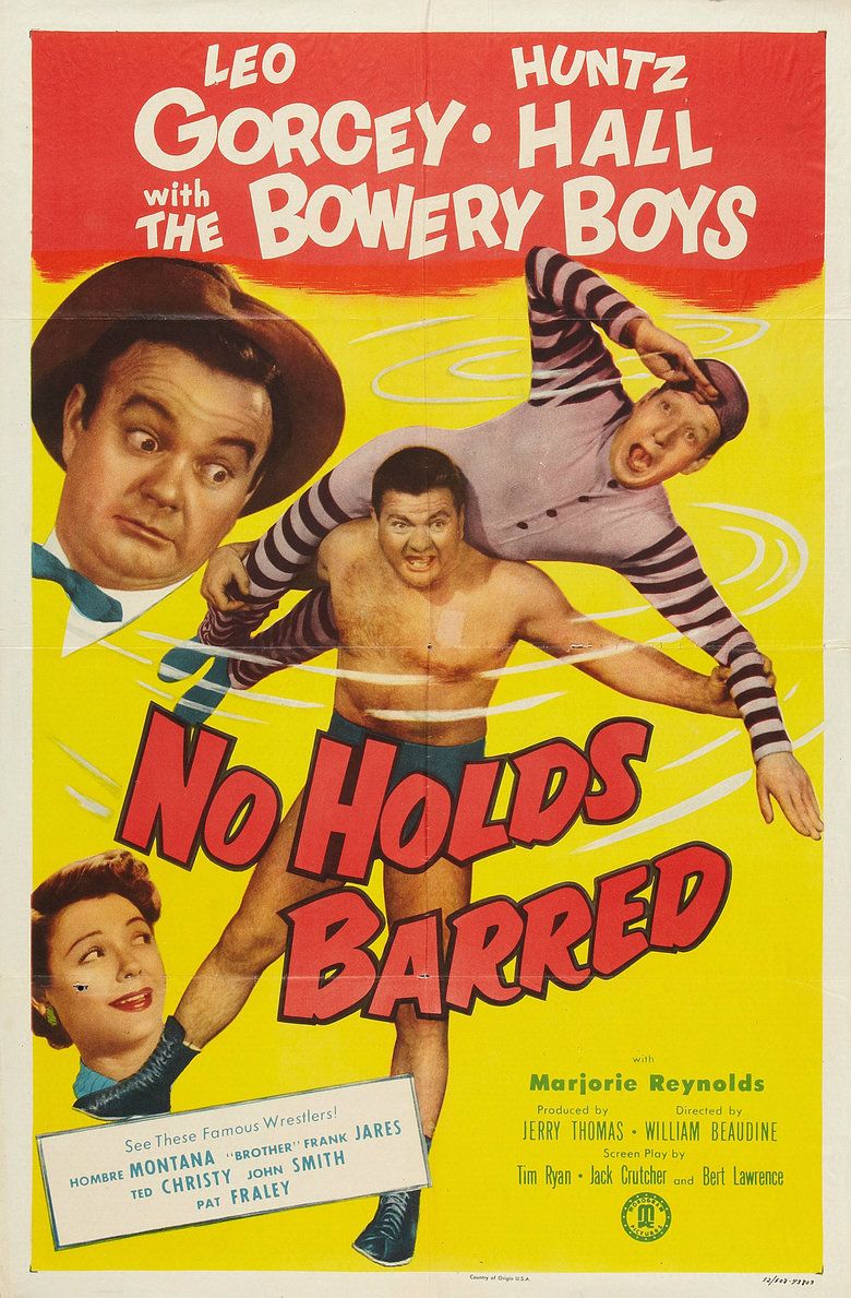 No Holds Barred (1952 film) movie poster