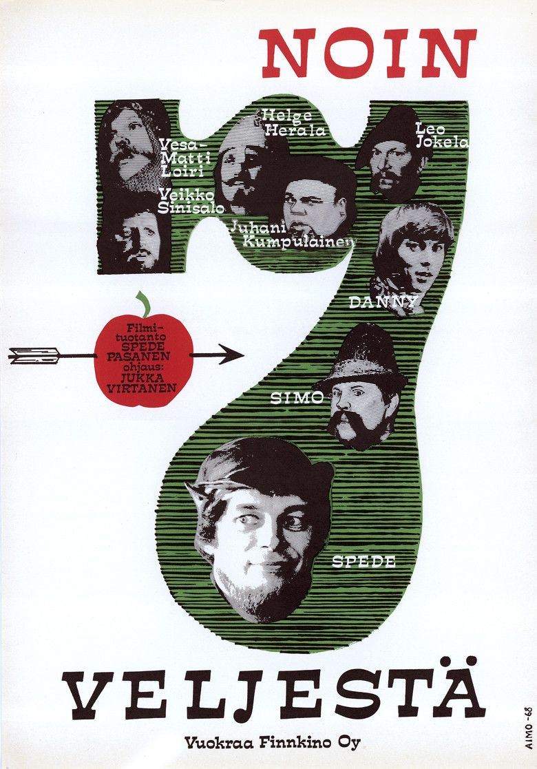 Noin seitseman veljesta movie poster