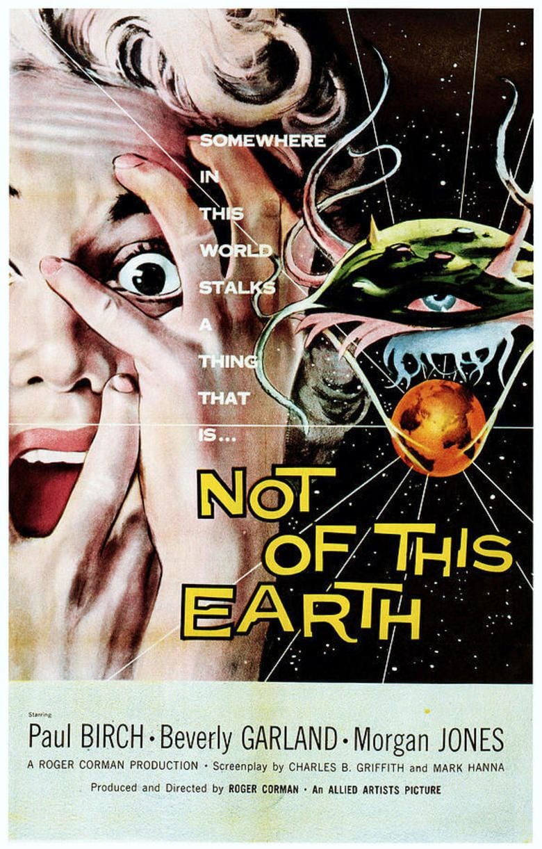 Not of This Earth (1957 film) movie poster