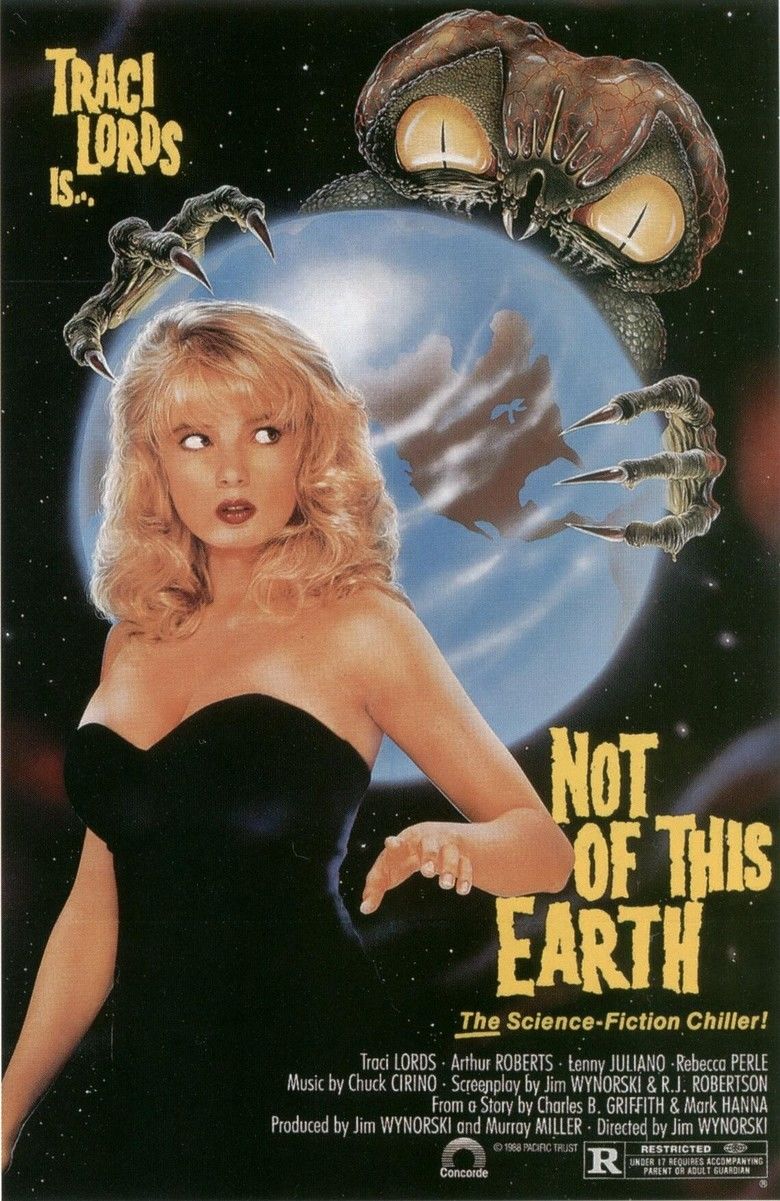 Not of This Earth (1988 film) movie poster