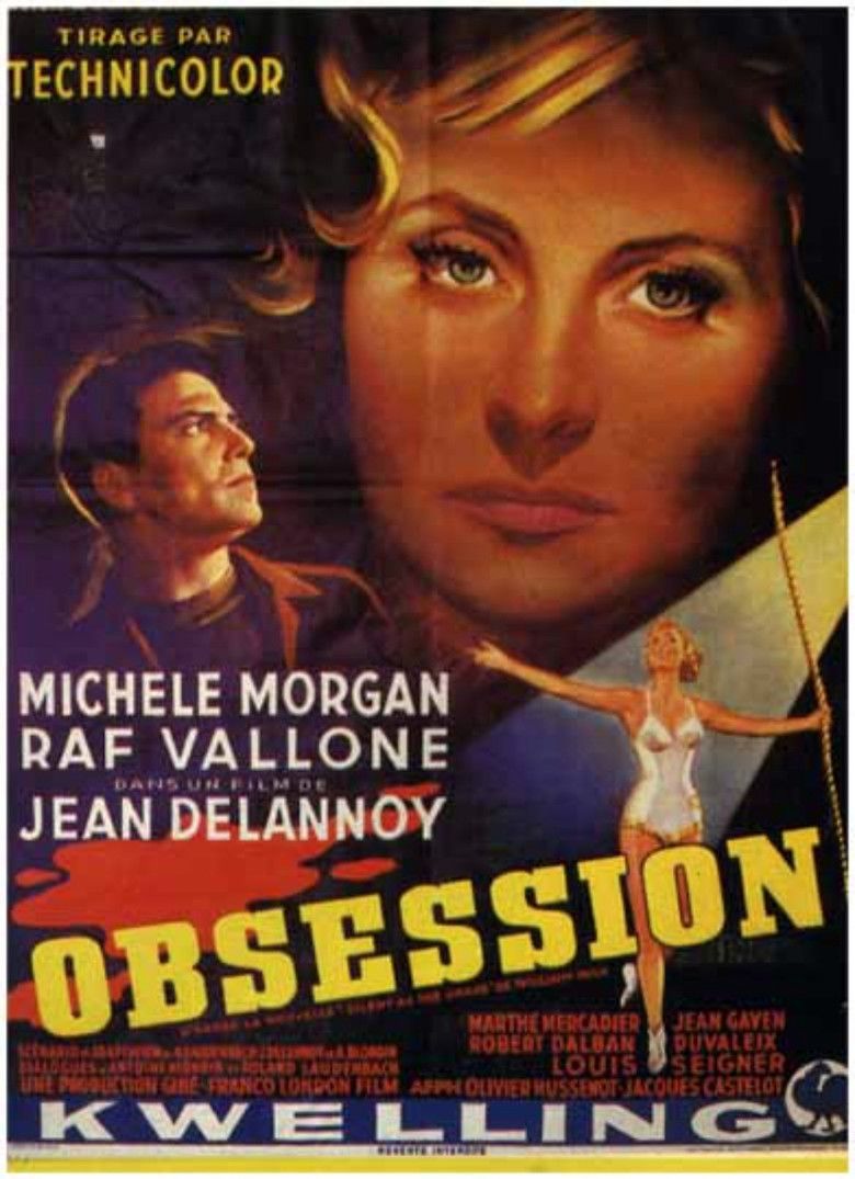 Obsession (1954 film) movie poster