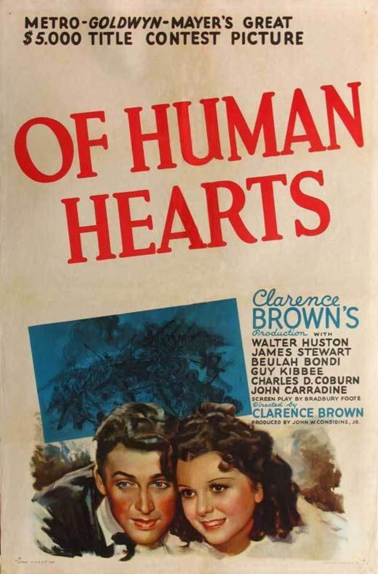 Of Human Hearts movie poster