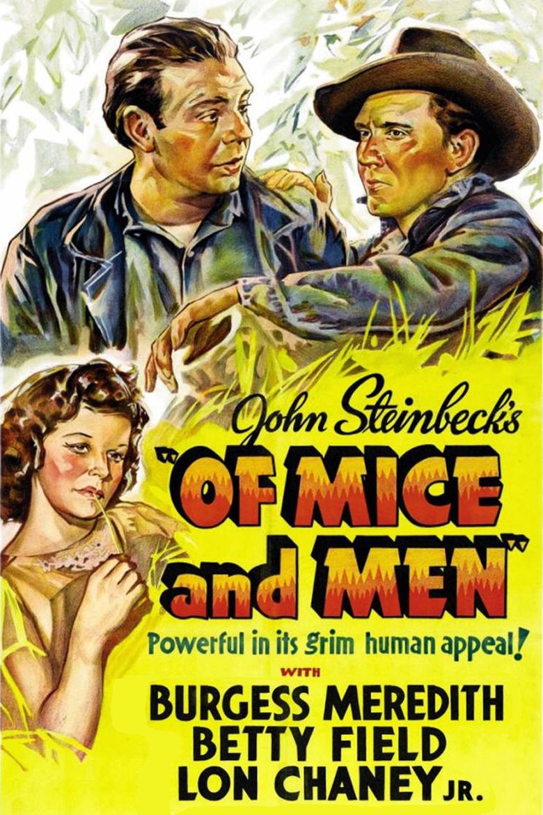 Of Mice and Men (1939 film) movie poster