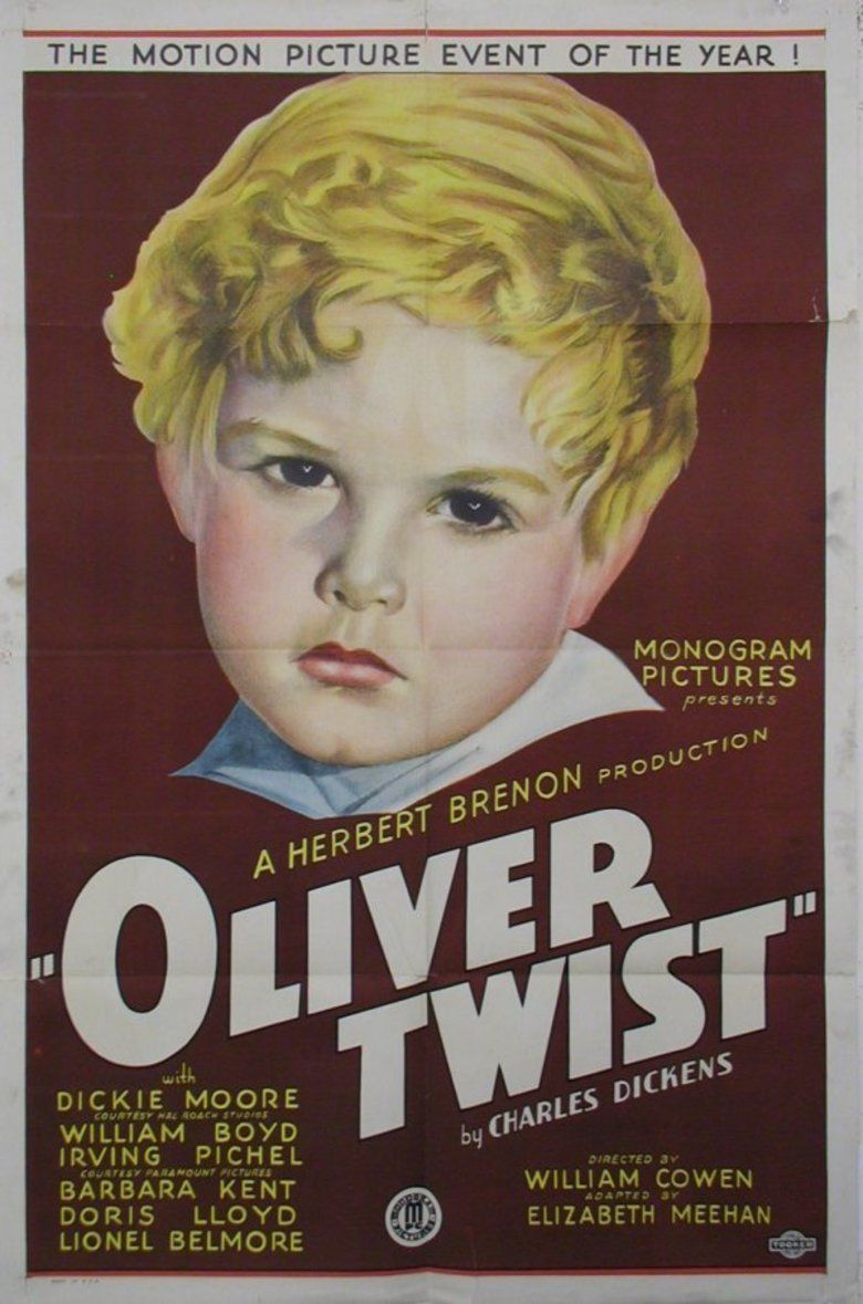 Oliver Twist (1933 film) movie poster