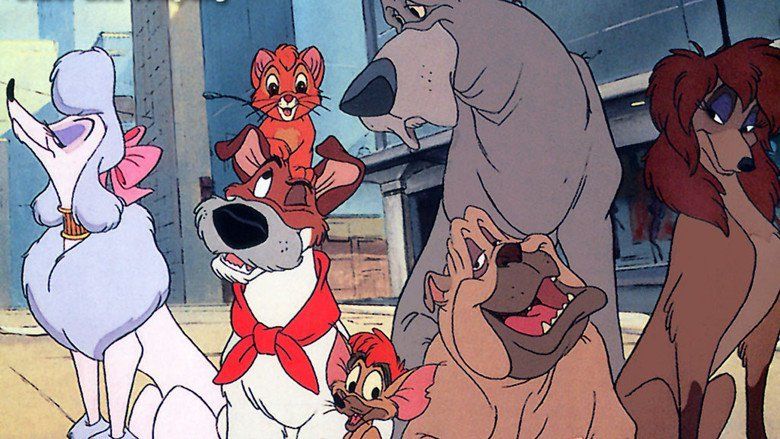 Oliver and Company movie scenes