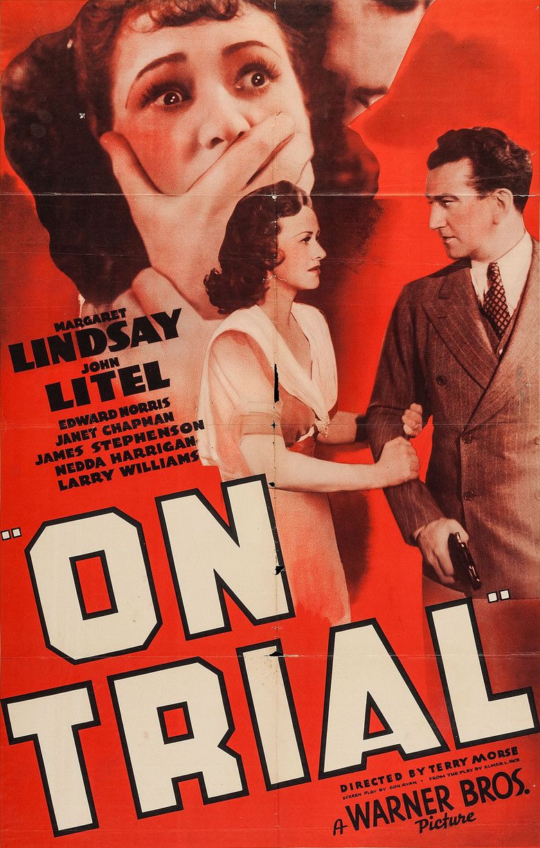 On Trial (1939 film) movie poster