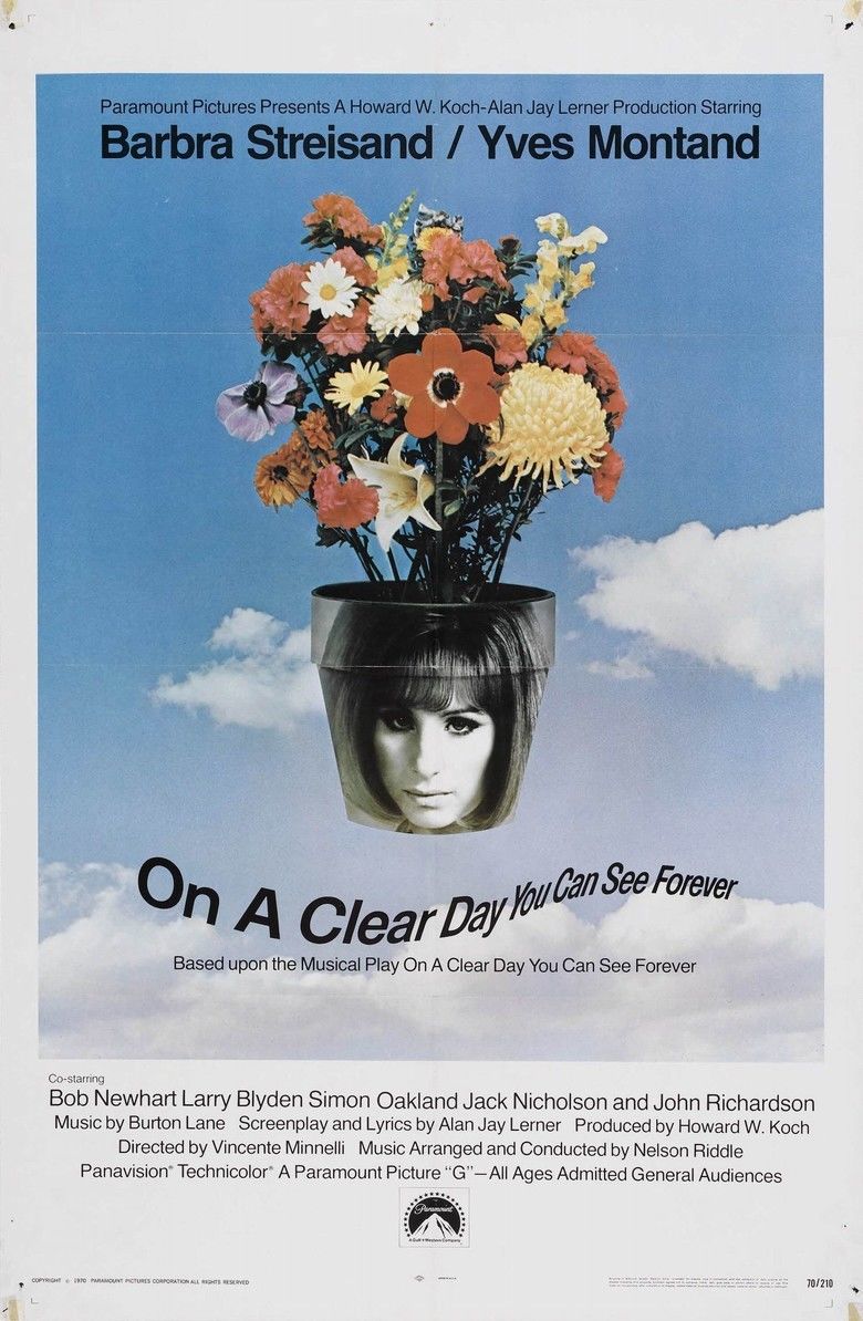 On a Clear Day You Can See Forever (film) movie poster