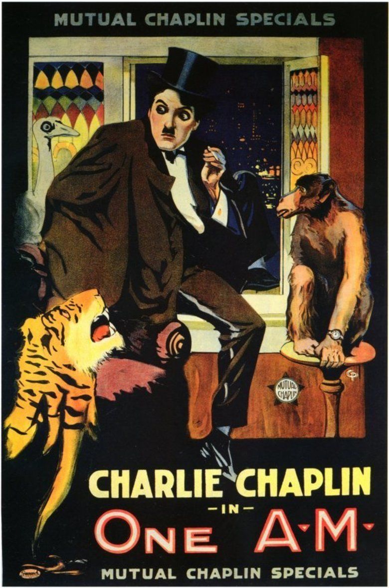 One AM (1916 film) movie poster
