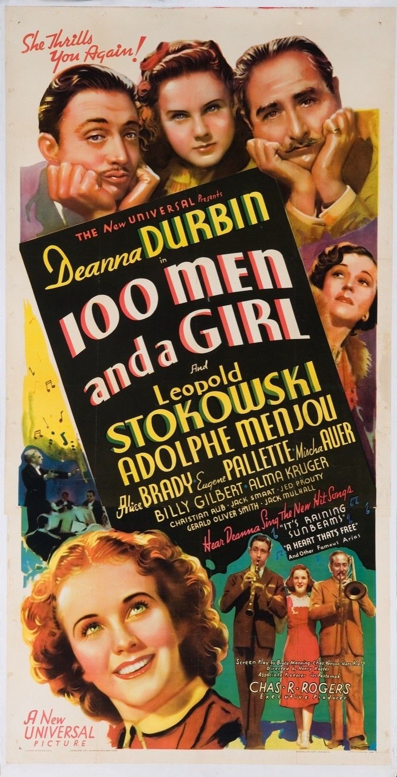 One Hundred Men and a Girl movie poster
