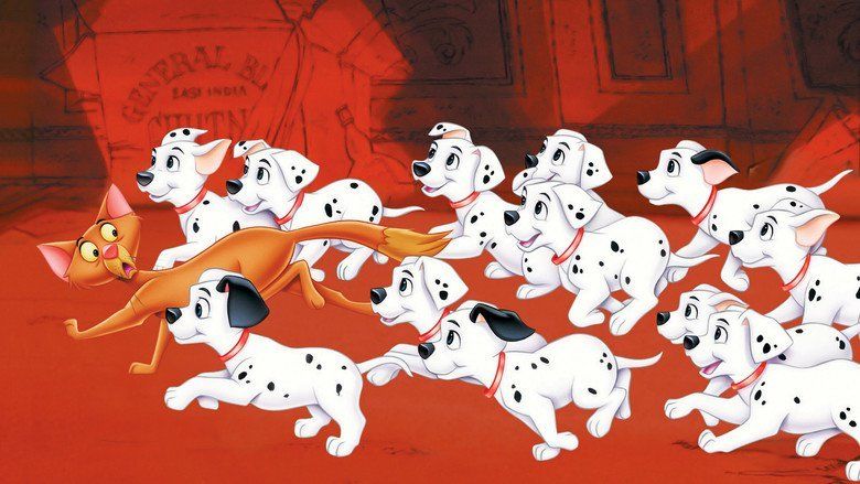 One Hundred and One Dalmatians movie scenes
