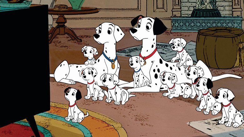 One Hundred and One Dalmatians movie scenes