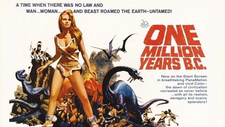 One Million Years BC movie scenes