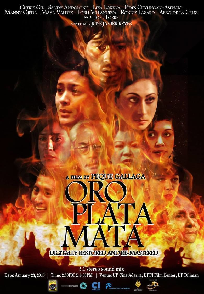 Oro, Plata, Mata movie poster