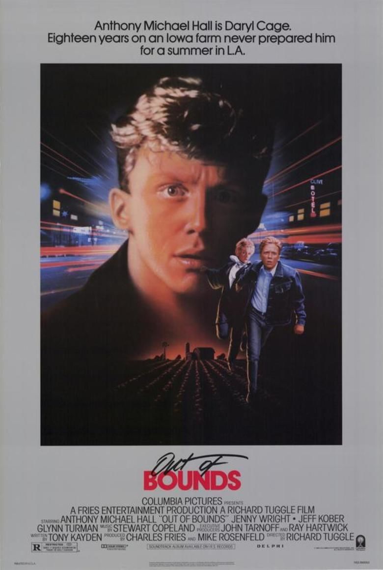 Out of Bounds (1986 film) movie poster