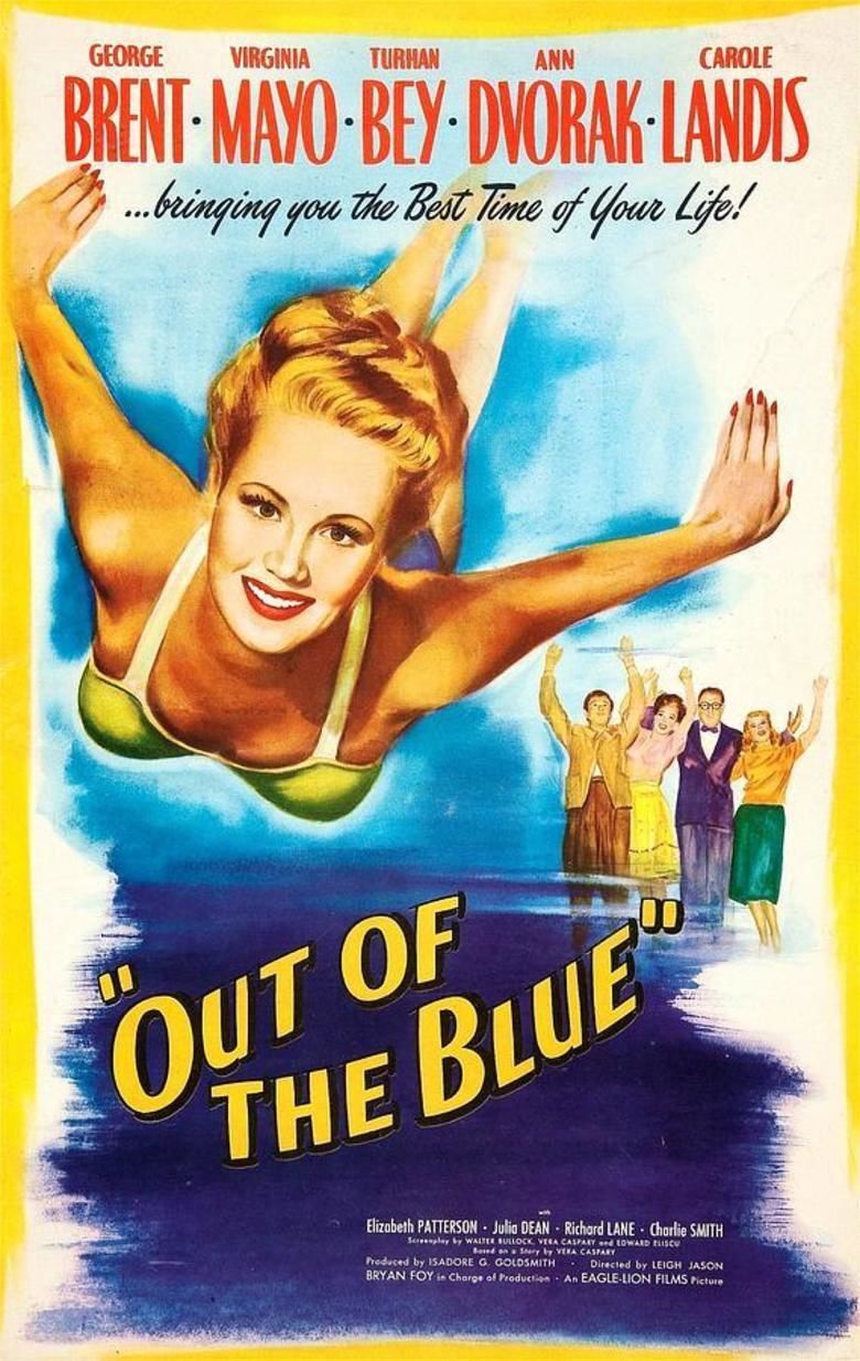 Out of the Blue (1947 film) movie poster