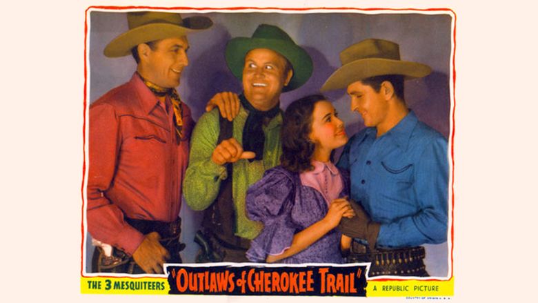 Outlaws of Cherokee Trail movie scenes