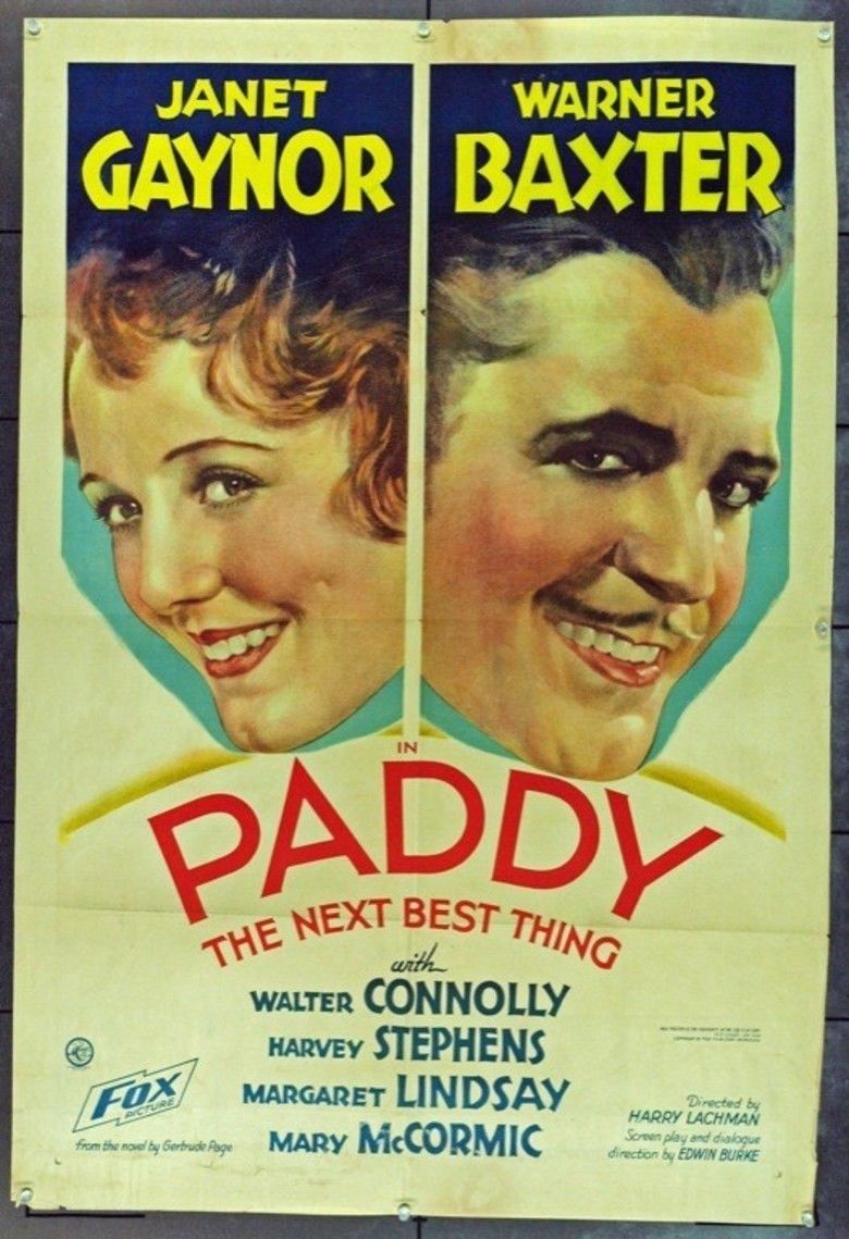 Paddy the Next Best Thing (1933 film) movie poster