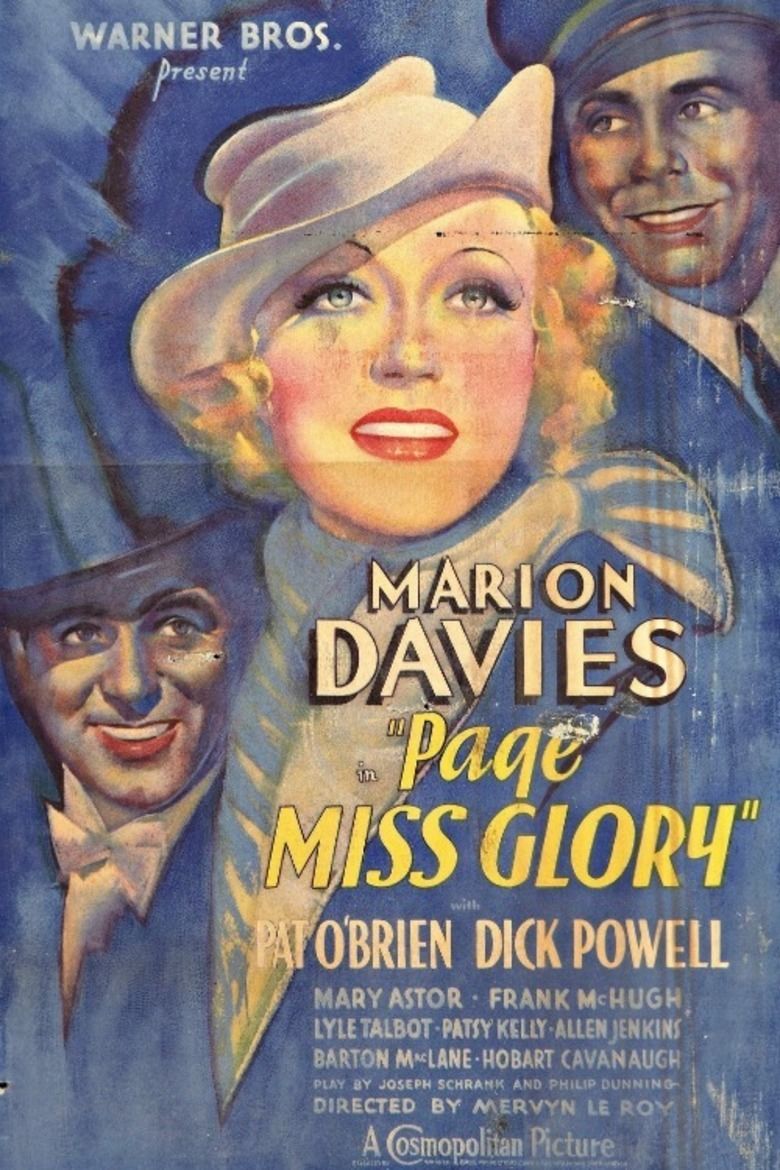 Page Miss Glory (1935 film) movie poster