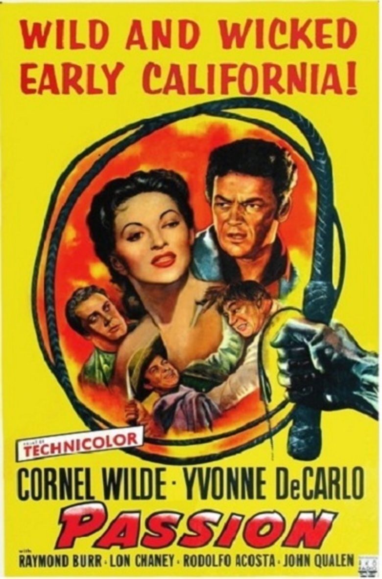 Passion (1954 film) movie poster