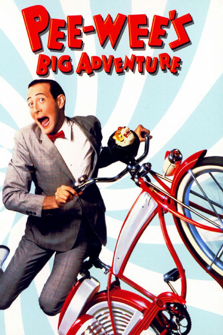 Pee wees Big Adventure movie poster
