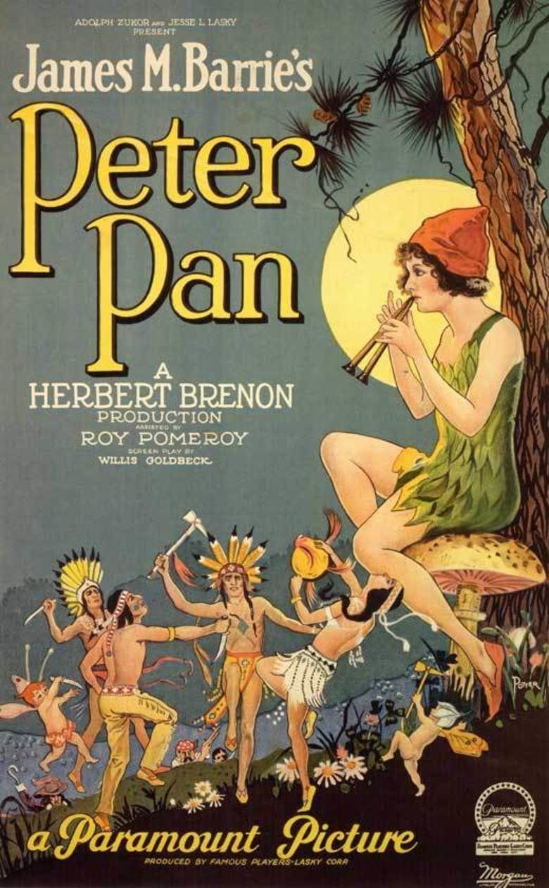 Peter Pan (1924 film) movie poster