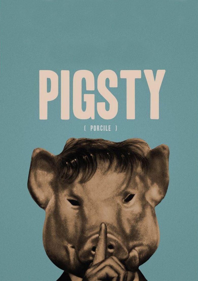 Pigsty (film) movie poster