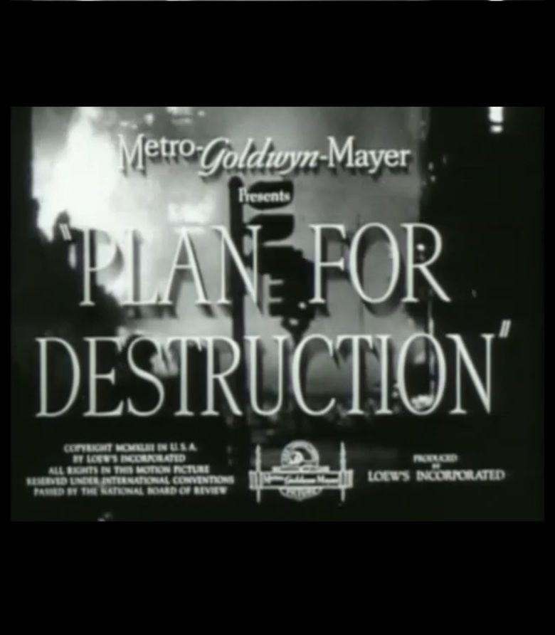 Plan for Destruction movie poster