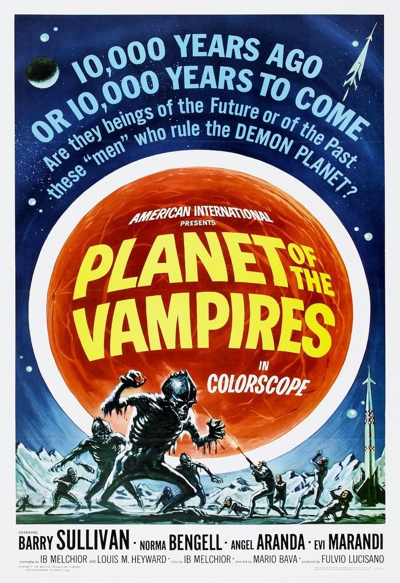 Planet of the Vampires movie poster