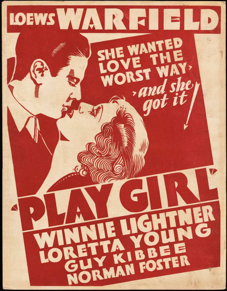 Play Girl (1932 film) movie poster