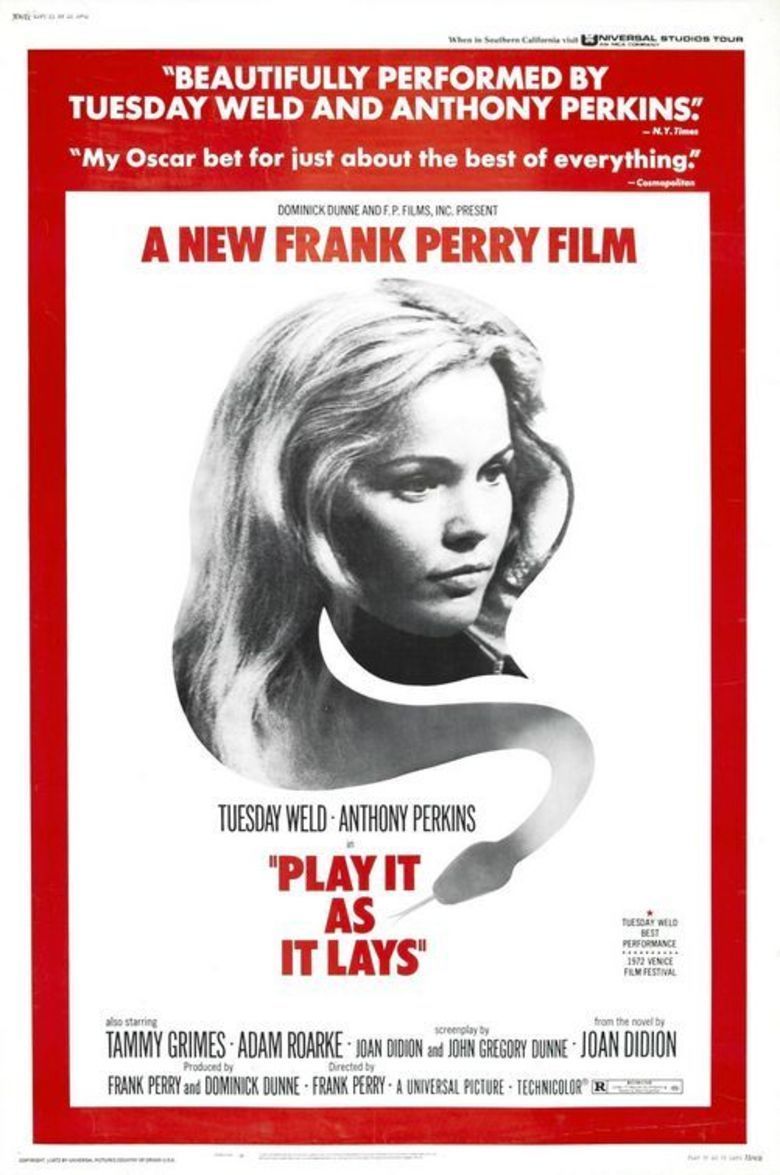 Play It as It Lays (film) movie poster