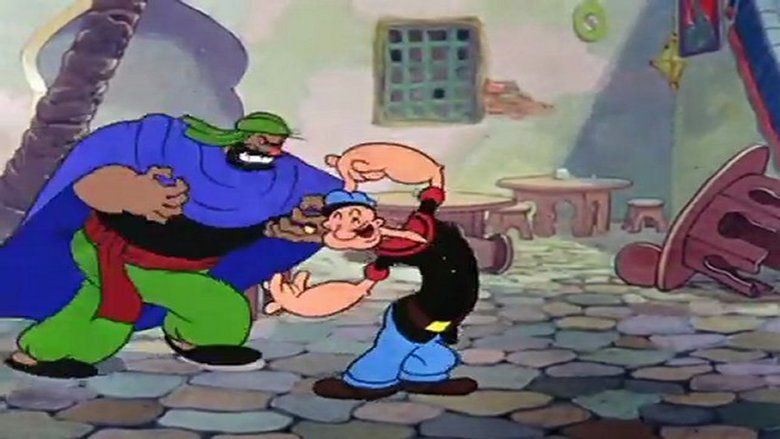 Popeye the Sailor Meets Ali Babas Forty Thieves movie scenes