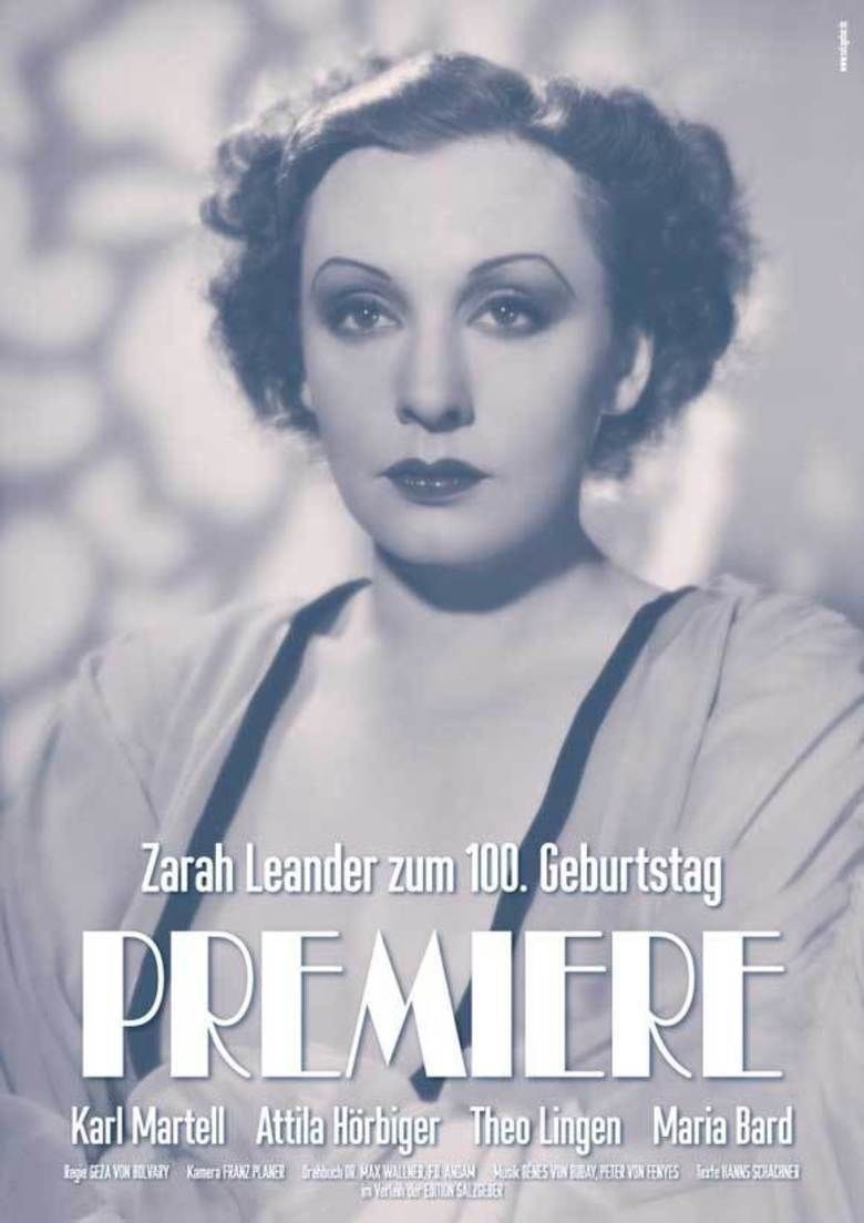 Premiere (1937 film) movie poster