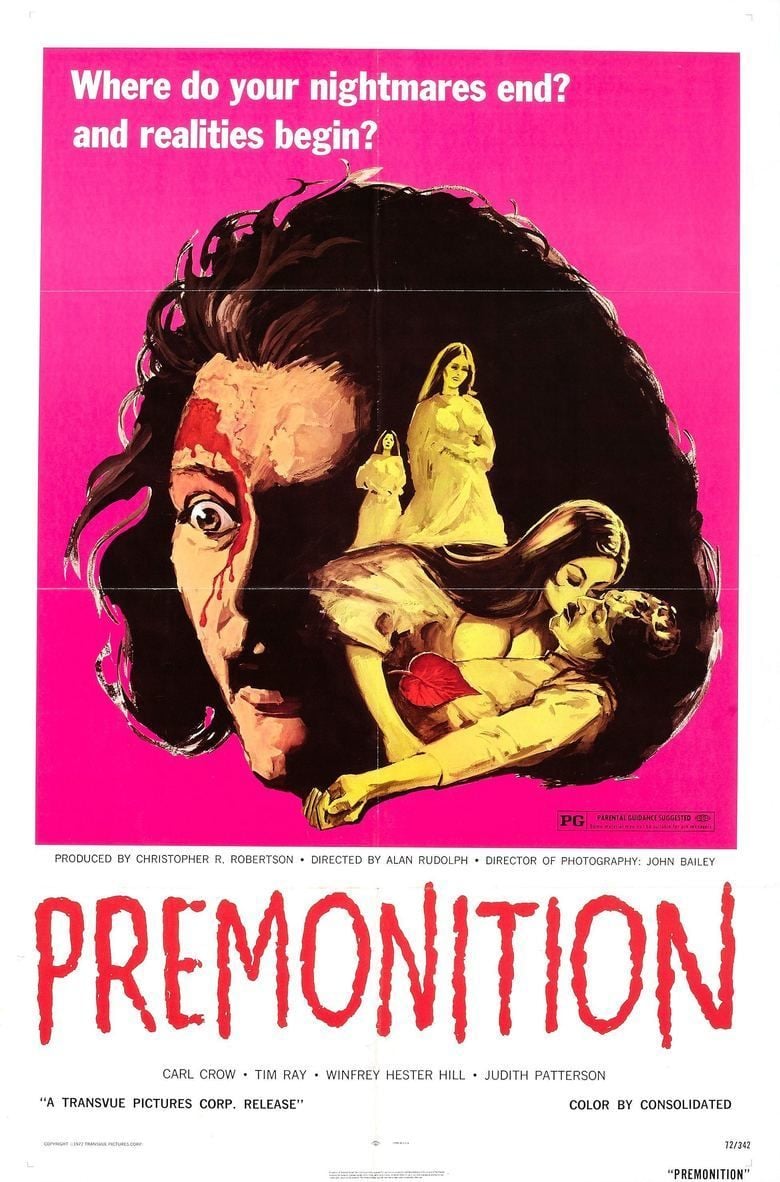 Premonition (1972 film) movie poster