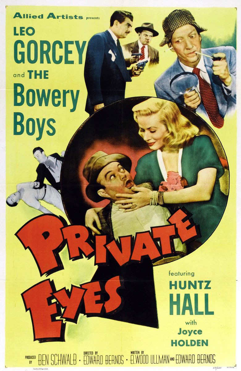 Private Eyes (1953 film) movie poster