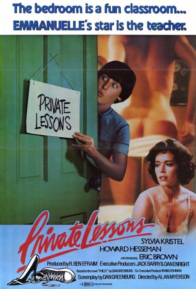 The movie poster of Private Lessons, a 1981 film