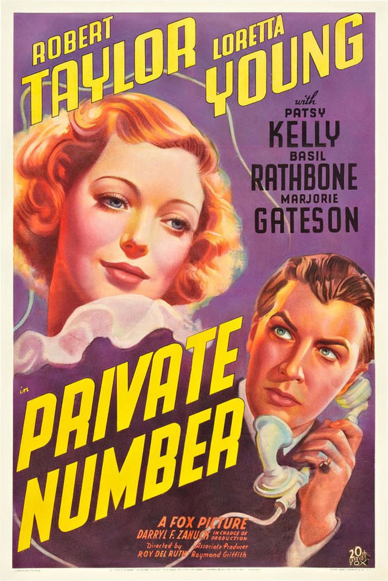 Private Number (film) movie poster