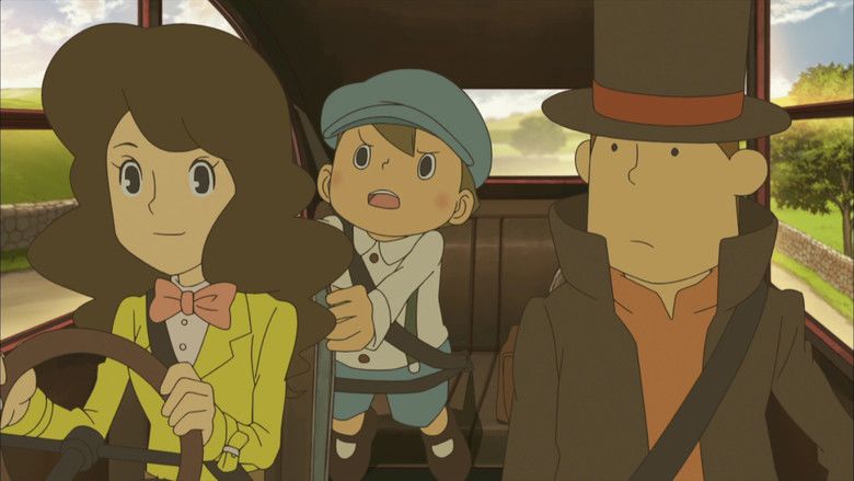 Professor Layton and the Eternal Diva movie scenes