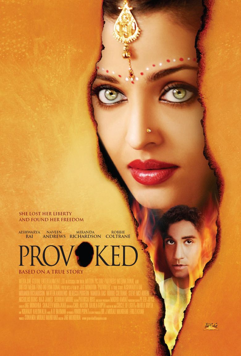 Provoked (film) movie poster